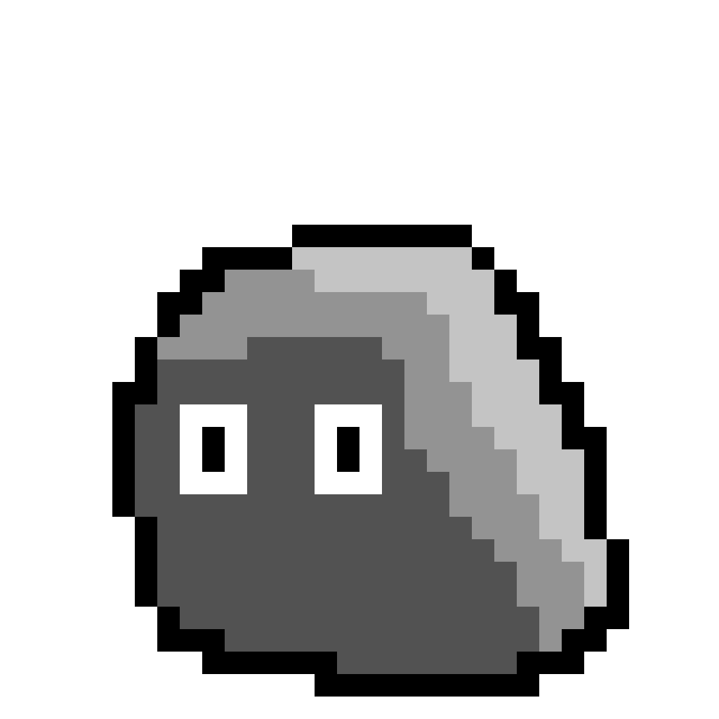 Pixel version of Evelyn as a talking rock from Everything Everywhere All at Once